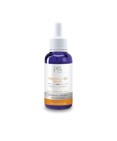 Pili Vitamin C Serum plus niacinamide and organic silicium. For all skin types even oily or acne-prone skins. 1 oz.
