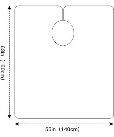 Eucalyptus Floral Barber Cape - Stylish Hair Cutting Cape for All Ages | Adjustable Neckline | 55x63 Inch | Perfect Salon Accessory - Buy Online on GoSupps.com