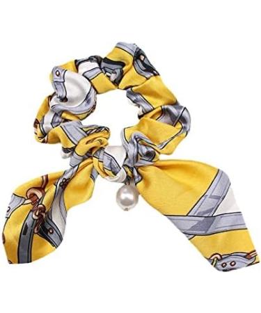 BJH Vintage Floral Hair Ties - 4 Elastic Hair Bands for Women & Girls | Ponytail Rubber Bands in 4 Colors - International Shipping - Buy Online on GoSupps.com