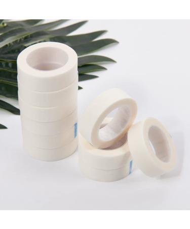 Lunamoon 10 Rolls Eyelash Tape - Premium Micropore Lash Extension Adhesive for Perfect Isolation | White | Ideal for Eyelash Extensions - Buy Online on GoSupps.com