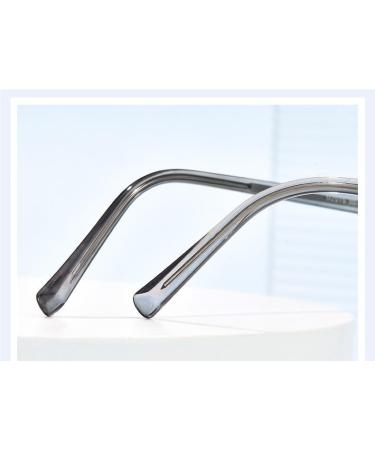 Fuqinqingoz Anti-Blue Light Retro Reading Glasses - Round Glare-Free Computer Readers (+250 Gray) - HD Flat Light Mirror for Presbyopia - Buy Online on GoSupps.com