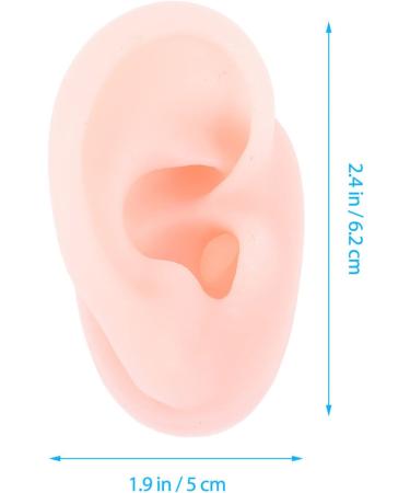 iplusmile Soft Silicone Human Ear Model - Right Ear for Hearing Aids, Earrings & Education - Flesh Color - Buy Online on GoSupps.com