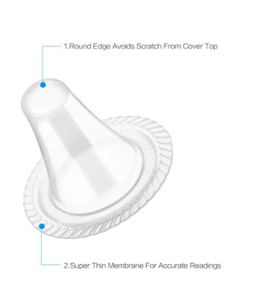 100 Counts Ear Thermometer Probe Covers Disposable Refill Caps Lens Filters Compatible for All Models Digital Thermometers - Buy Online on GoSupps.com
