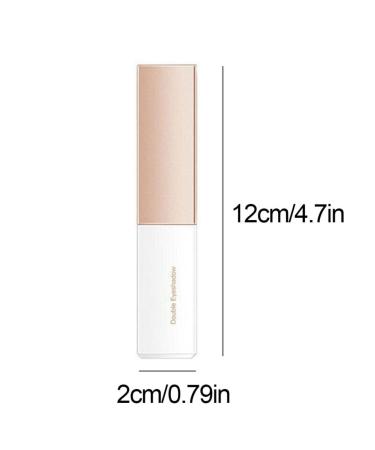 Double Color Eyeshadow Stick - 2 in 1 Gradient Shimmer Eye Shadow Makeup - International Shipping Available - Buy Online on GoSupps.com