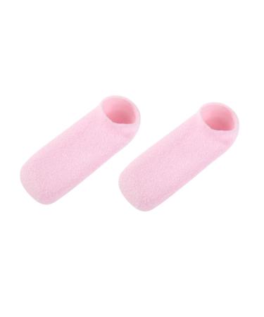POPETPOP 1 Pair Invisible Socks Womens Socks Non Skid Socks Thick Socks Lotion Socks Silk Socks Slipper Socks Foot moisturising Socks Features Socks for Women Toe Socks Miss Heel Non-Slip 22.5*8cm