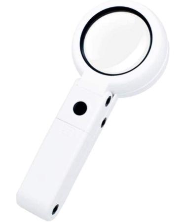Professional Foldable Handheld Magnifier 6 LED Light 7X Pocket Best Magnifier with Lights for Seniors Reading Hobby Crafts Office Maps Full of Stars