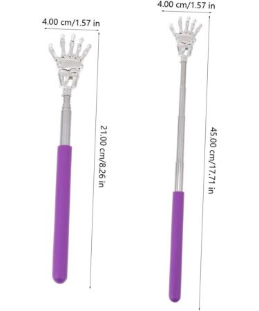 Frcolor 4-Piece Skull Hand Scratching Massage Devices Stainless Steel Flexible Back Scratcher & Home Tool Set for International Shipping - Buy Online on GoSupps.com