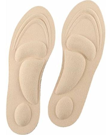 G&V Memory Foam Insole for Aching, Swollen, Diabetic, Arthritic Feet - Women's Beige - Buy Online on GoSupps.com