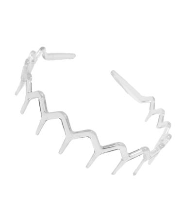 Topkids Zigzag Shark Accessories: Stylish Hair Rips Bands & More - Transparent 3cm Options in Black & White - Buy Online on GoSupps.com