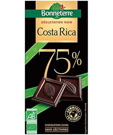 Bonneterre - Chocolate Bar Dark Origin Costa Rica 75% 70G - Sold per unit - Buy Online on GoSupps.com