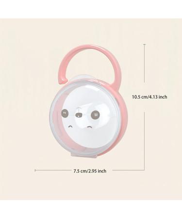 Vreplrse Baby Pacifier Storage Box | Reusable Portable Travel Holder for Newborns & Toddlers - Beige - Buy Online on GoSupps.com
