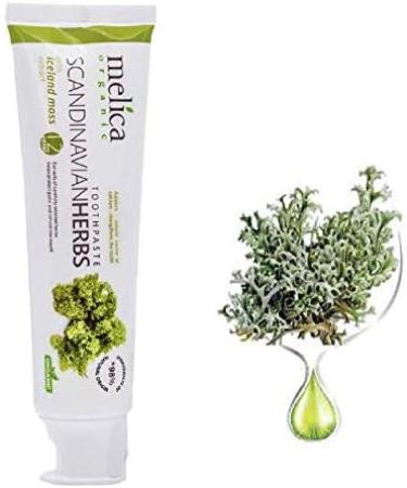 Melica Organic Scandinavian Herbal Toothpaste Organic Toothpaste Based on Scandinavian Herbs with Iceland Moss Extract 100 ml - Buy Online on GoSupps.com