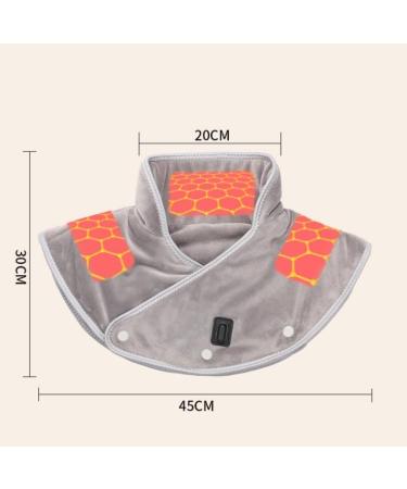 Shoulder Heating Mat - Portable USB 3-Level Temp & Timer for Back Belly Neck Care - Buy Online on GoSupps.com