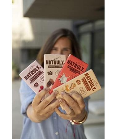 NATRULY Sugar-Free Chocolate Bar without Sweeteners. Sweetened with Chicory Fiber - Milk Chocolate Flavor - 85 g - Buy Online on GoSupps.com