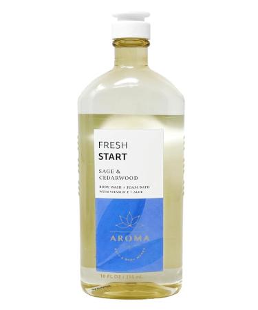 Shop Bath & Body Works Aromatherapy Fresh Start Sage & Cedarwood Duo Gift Set - Full Size Body Lotion Body Wash & Foam Bath - Perfect International Gift - Buy Online on GoSupps.com