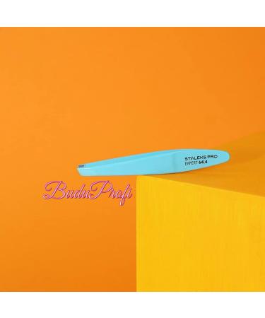 STALEKS Pro Expert 64 Type 4 Professional Eyebrow Tweezers - Precision Stainless Steel for Flawless Brows | International Shipping Available - Buy Online on GoSupps.com