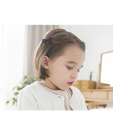 20pcs Girls Mini Hair Claws Clips Clamps Hair Pin Flower Hair Bangs Hair Barrettes Hair Pin for Little Girls Kids Toddlers Hair Accessories Mix Colored - Buy Online on GoSupps.com