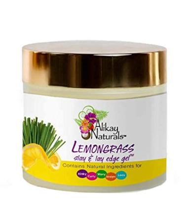 Alikay Naturals Lemongrass Stay & Lay Edge Gel 4 oz - Strong Hold Edge Control - Buy Online on GoSupps.com