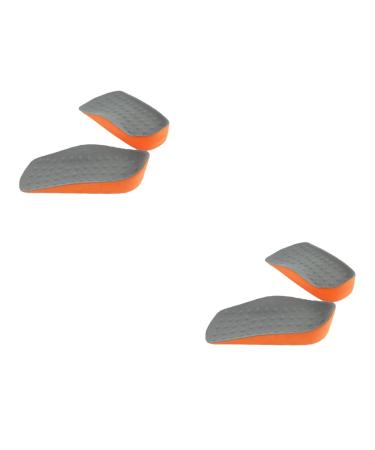 NOLITOY 2 Pairs Heel Heightening Insoles Height Increase Insoles Shoe Inserts Plantar Insoles Washing Capsules Height Incresing Insole Pu Insoles Internal Heightening Lift