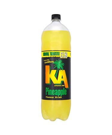 KA sparkling pineapple flavor drink 2 liters Pack of 6 x 2ltr