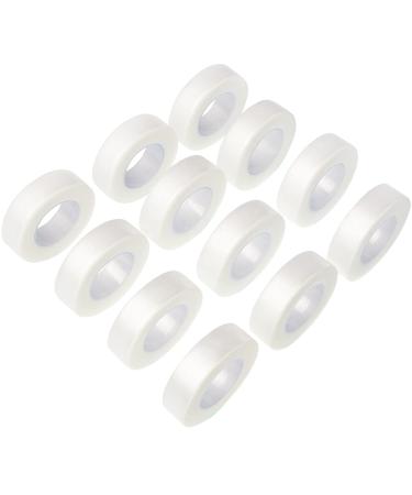 Medical Tape First Aid Tape Clear Surgical Bandage Tape for Wound - 0.49 Inch x 9.95 Yards 12 Rolls
