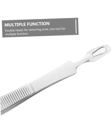 BIUDECO 6 Pcs Clip Stainless Pimple Remover Blackhead Extractor Blackheads Kit Stainless Steel Silver - Buy Online on GoSupps.com