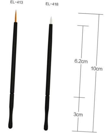 FRCOLOR 100pcs White Gel Eyeliner Makeup Eye Wands Disposable Eyeliner Tool Make up Wand 10*0.5cm As Shown - Buy Online on GoSupps.com