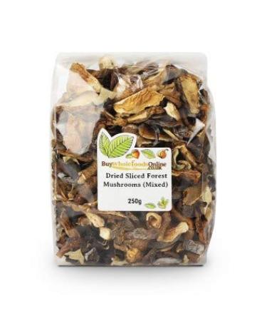 Buy Whole Foods Dried Sliced Forest Mushrooms (Mixed) (250g) - Buy Online on GoSupps.com