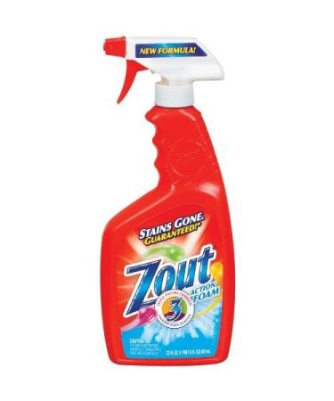 Zout Stain Remover Action Foam 22 oz. (Pack of 12)