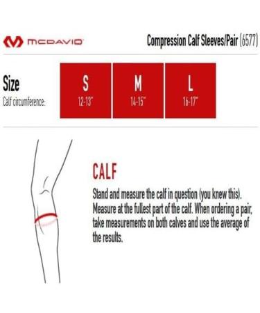 Buy McDavid True Compression Calf Sleeve Medium Black | International Shipping Available - Buy Online on GoSupps.com