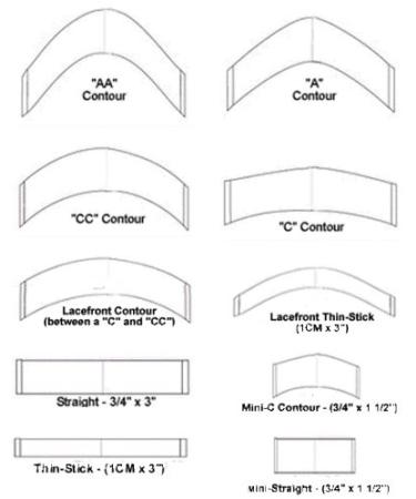 Ultra Hold Adhesive Support Tape | Contour Shape B - 3 Pk (108 PCS) | International Shipping Available - Buy Online on GoSupps.com