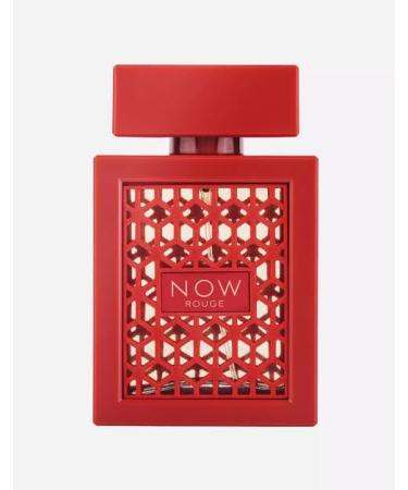 Now Rouge Long Lasting Eau De Parfum For Men and Women Unisex 100 ML (3.4 floz) - Buy Online on GoSupps.com