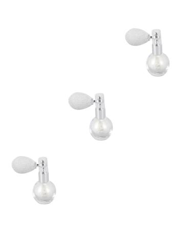 FRCOLOR 3pcs Glass Spray Bottle Glitter Powder Spray Perfume Highlighter Powder Sprayer Dusting Shine Duster 1 count (Pack of 1) As Shownx3pcs