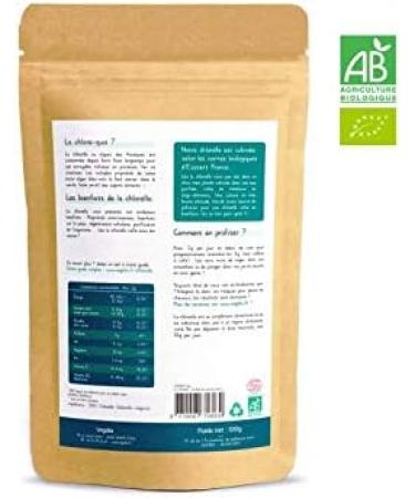 Chlorella Bio AB 100 g pure powder Rich in vitamin B12 & protein Ecocert No heavy metals Detoxifies the body - Vegalia - Buy Online on GoSupps.com
