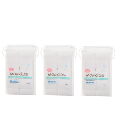 720 Pieces Makeup Puffs Makeup Cleaning Pads Facial Practical Cotton Powder Puff Wet Wipes Face Puff Disposable Face Pads Makeup Remover Cotton Pad White