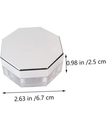 SHERCHPRY 2 Sets Octagonal Loose Powder Box Sponge Holder Powder Makeup Case Cosmetic Powder Case Loose Powder Containers Loose Powder Holder Makeup Powder Case Cosmetic Rack Pp - Buy Online on GoSupps.com