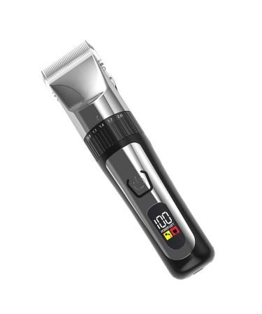 High-Power Electric Hair Clipper for Adults - Rechargeable Gray 17.5cm Precision Tool - Buy Online on GoSupps.com
