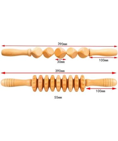 4pcs Hatem Hand Massage Stick Set - Body Shaping & Lymphatic Drainage Massager - Fascia Roller Therapy - Buy Online on GoSupps.com