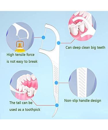 Dental Floss Picks Holy Rose Pop up Flossers Dispenser - 196 Count, Aldult Floss Sticks for Family Hotel Travel, White - Buy Online on GoSupps.com
