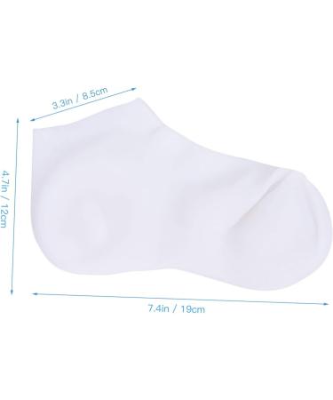 minkissy 2 Pairs Protective Socks Pumps High Heels for Women Moisture Socks for Dry Feet Moisturizing Socks for Women Silicone Gel Foot Moisturizer Cotton Socks Sebs White Miss Sole of Foot - Buy Online on GoSupps.com
