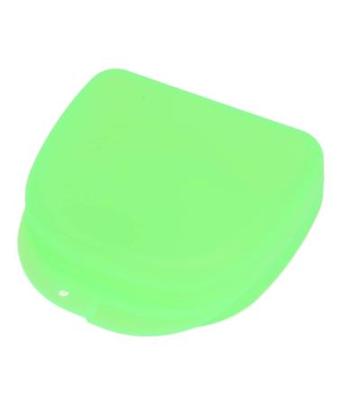 Denture Case & Mouth Guard Container - Portable Travel Dental Retainer Box for Men & Women (Green) - Buy Online on GoSupps.com