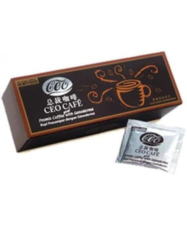 CEO Caf - Brazilian Arabica Coffee Enriched with Yung Kien Ganoderma Mushroom and Coconut Oil - No Added Sugar - Buy Online on GoSupps.com