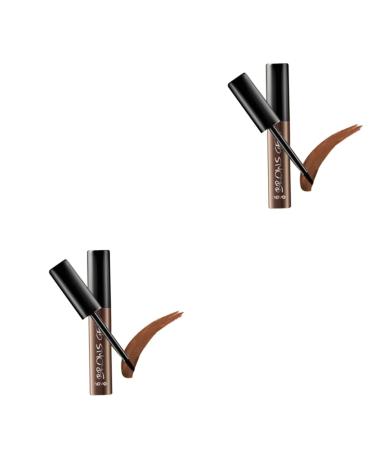 POPETPOP 2pcs Pen Brows Gel Eye Brow Lasting Powder