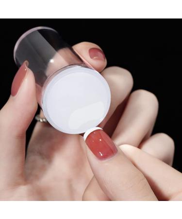 French Nail Stamper - Silicone Nail Art Stamping Jelly with Scraper for DIY Decoration - Buy Online on GoSupps.com