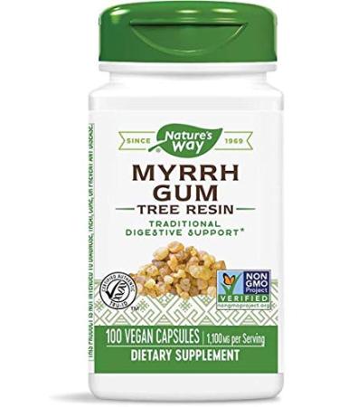 Nature's Way Myrrh Gum Tree Resin 1100 mg 100 Vegan Capsules