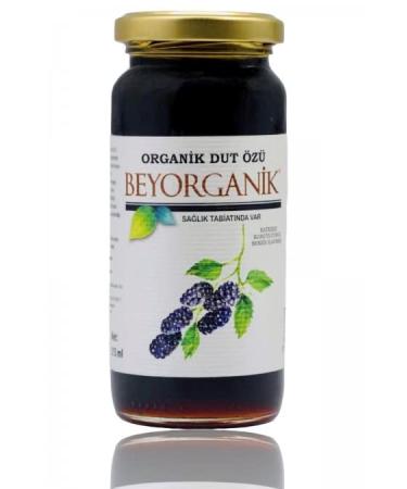 Organic Black Mulberry Extract - Black Mulberry Extract - 330ml Glass Bottle - Cold Pressed - 100% Natural / No Colourings / No Preservatives / Gluten Free / Vegan