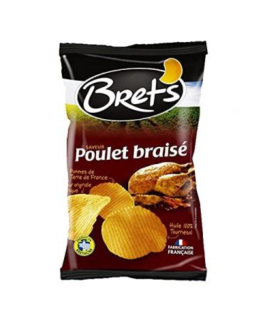 The Great Canadian Tea Bret's Chips Braised Chicken Flavor French Potatoes 125g (pack of 6)