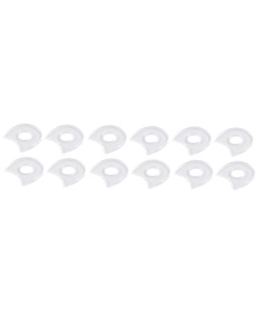 Mobestech 12 Sheets Corn Pads for Feet Toe Callus Protector Pedal Power Supply Toe Separators Corn Relief Pad Callus Remover Pads Felt Callus Pads Corn Cushions for Toes Soles White Foot