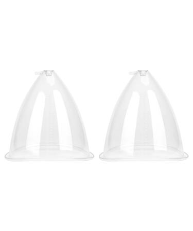 2 x Lifting Cups 150ml/180ml Breast Enlargement for Buttock Lift Body Massage 150ml Transparent White 1500ml