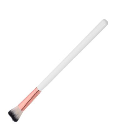 BIUDECO Fish Tail Brush Blush Brush Highlighter Nose Makeup Brush Loose Powder Brush Nose Shadow Brush White 18.50X1.00X1.00CM White